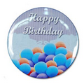 2.25" Stock Buttons (Happy Birthday) Blue